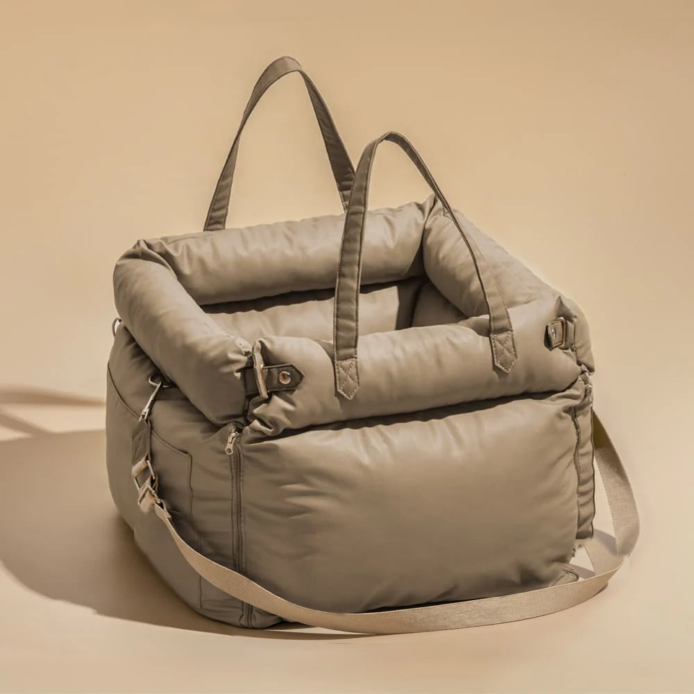 Seggiolino Auto in Pelle Comfort Urbano per Cani - FidoSit