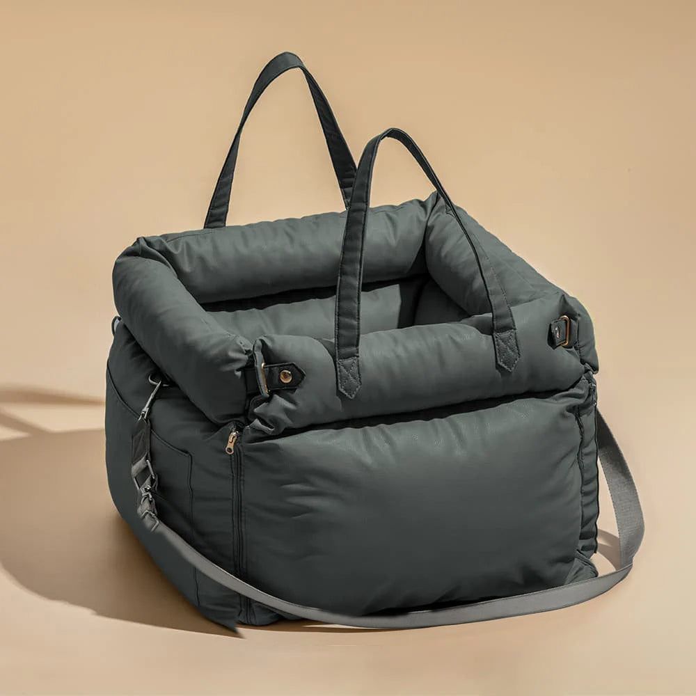 Seggiolino Auto in Pelle Comfort Urbano per Cani - FidoSit