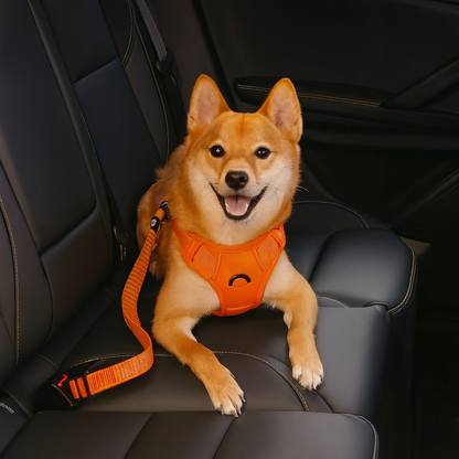Elastic Anti-Whiplash Dog Car Safety Belt