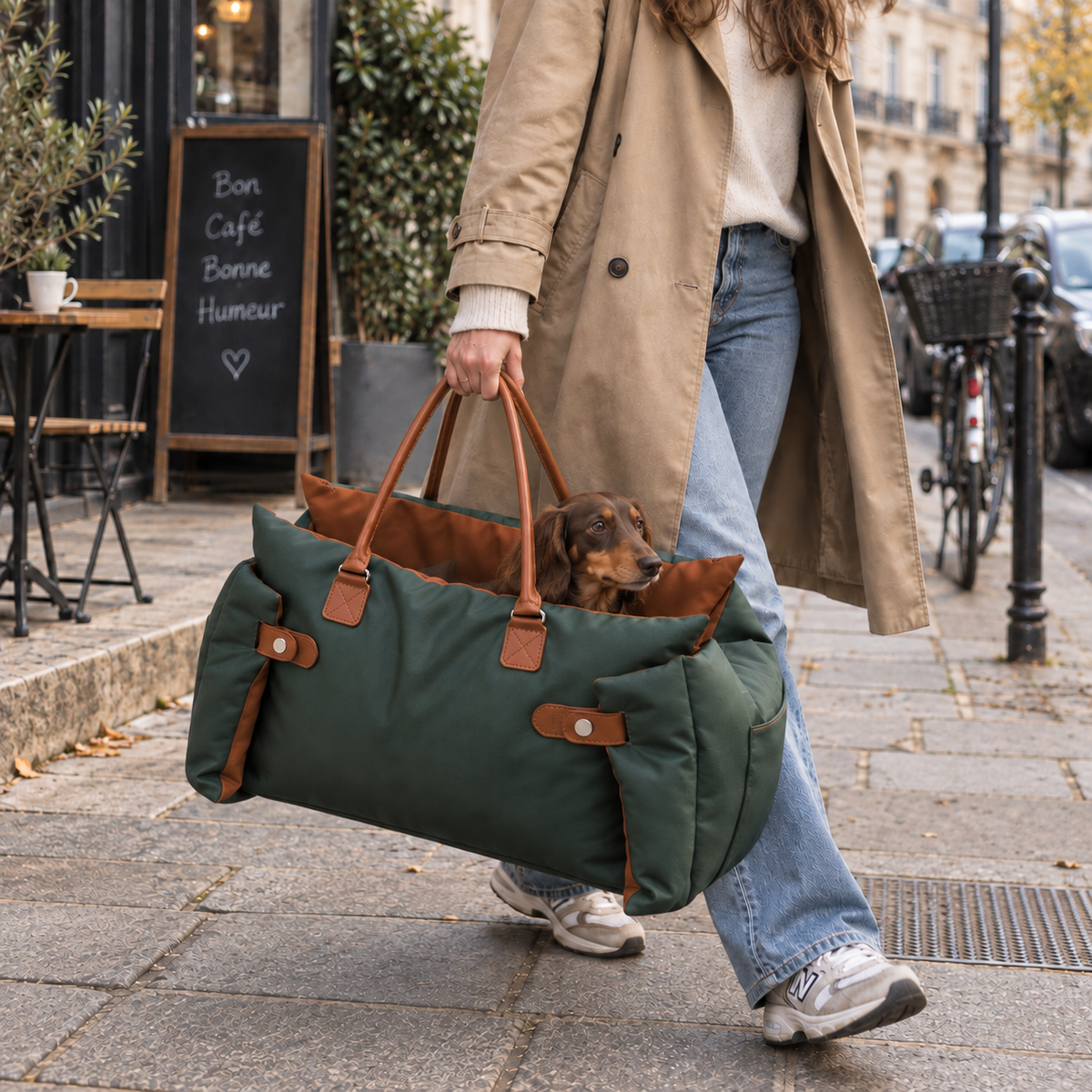 Maison Luxe Dog Car Seat