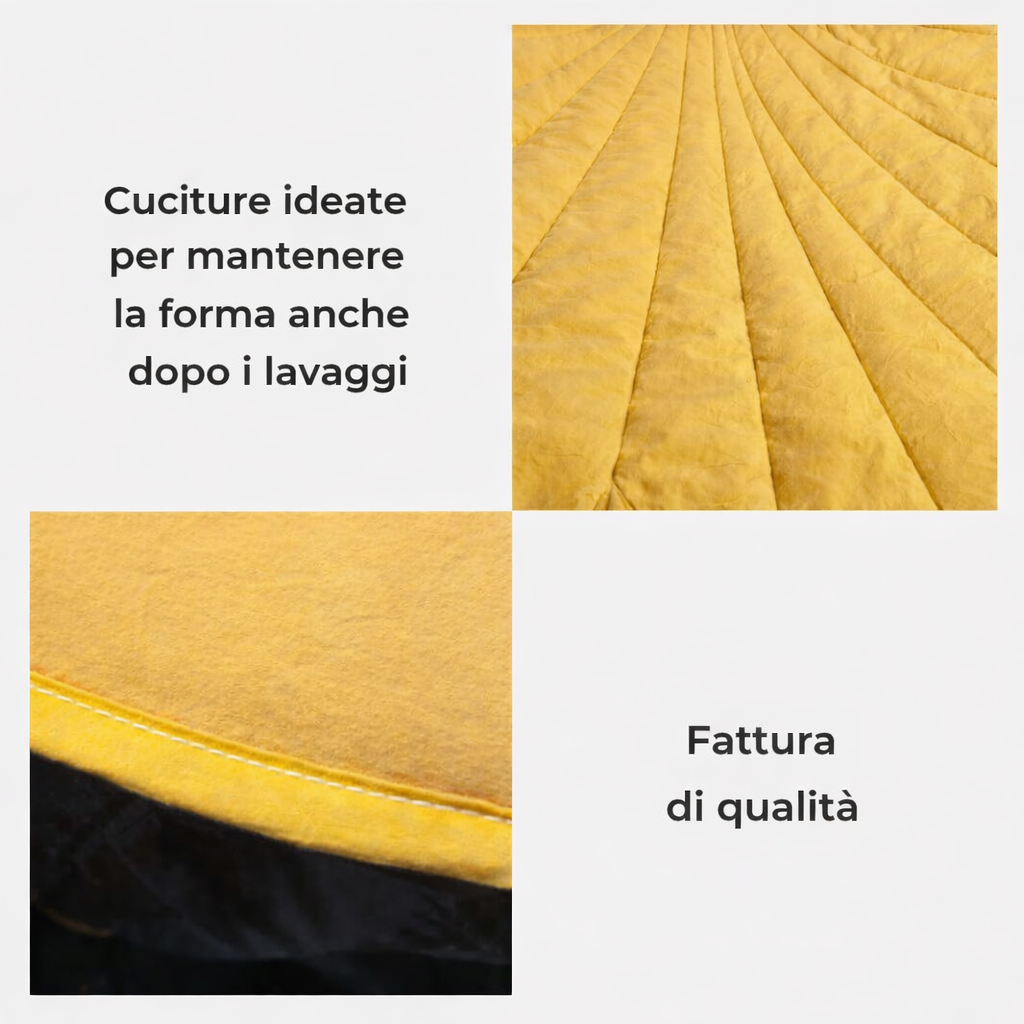Tappetino Imbottito per Cani a Forma di Foglia - FidoSit