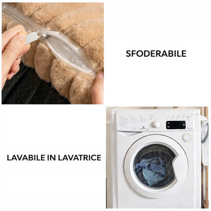 Divano Ortopedico per Cani in Peluche Sogni Perfetti - FidoSit