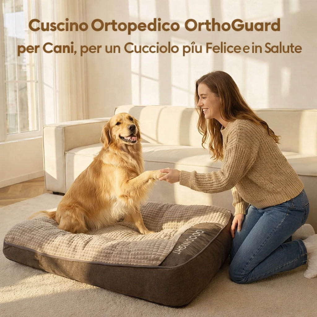 OrthoGuard orthopedic dog bed for a happier, healthier dog