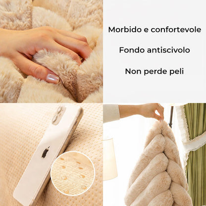 Copridivano Morbido a Righe Antiscivolo per Cani - FidoSit