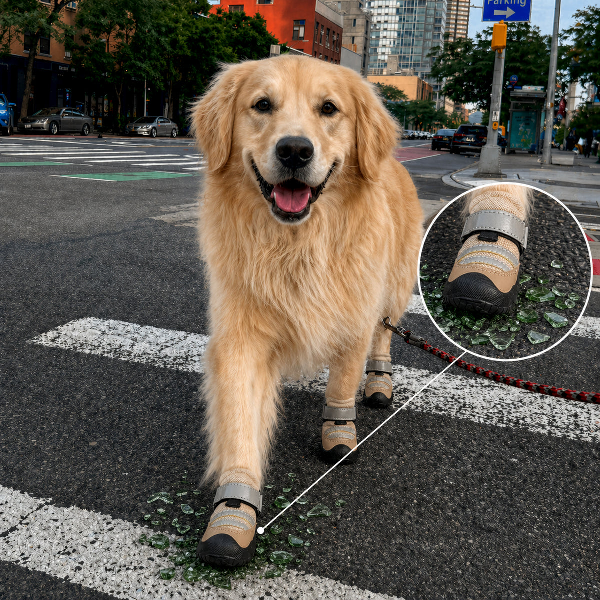 Scarpe Protettive FidoSit Set da 4 per Cani - FidoSit