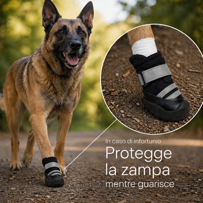 Scarpe Protettive FidoSit Set da 4 per Cani - FidoSit
