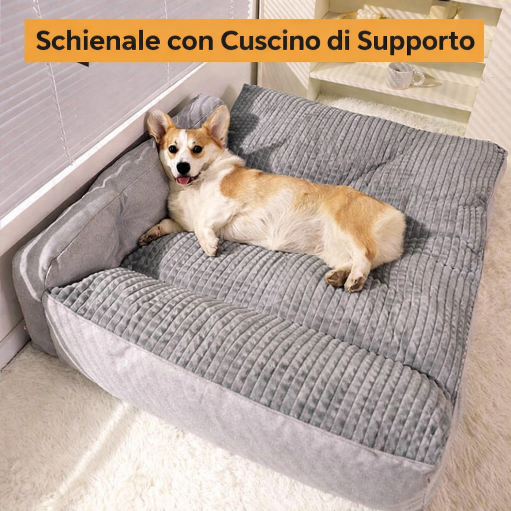 Letto Grande Imbottito Lavabile per Cani e Gatti - FidoSit