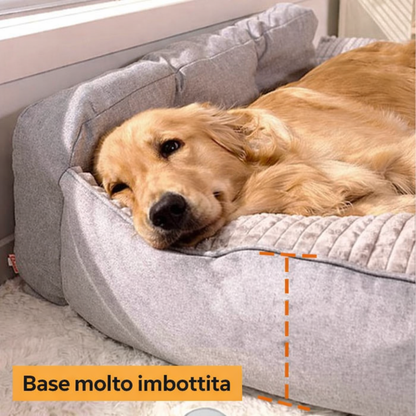 Letto Grande Imbottito Lavabile per Cani e Gatti - FidoSit
