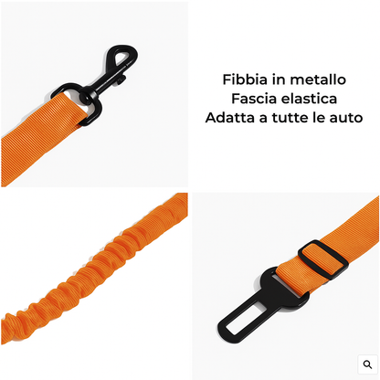 Elastic Anti-Whiplash Dog Car Safety Belt