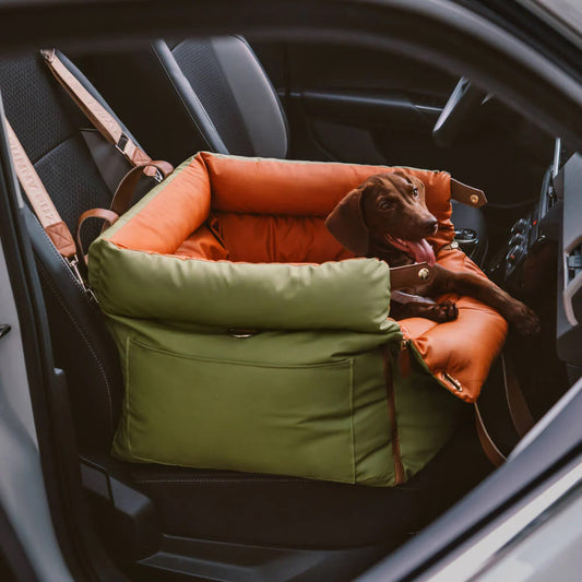Seggiolino Auto in Pelle Comfort Urbano per Cani - FidoSit