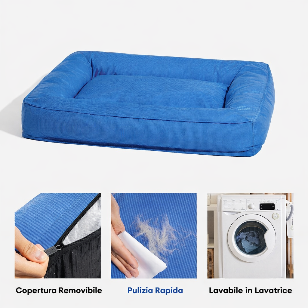 Cuccia Ortopedica Impermeabile Antimorso per Cani - FidoSit