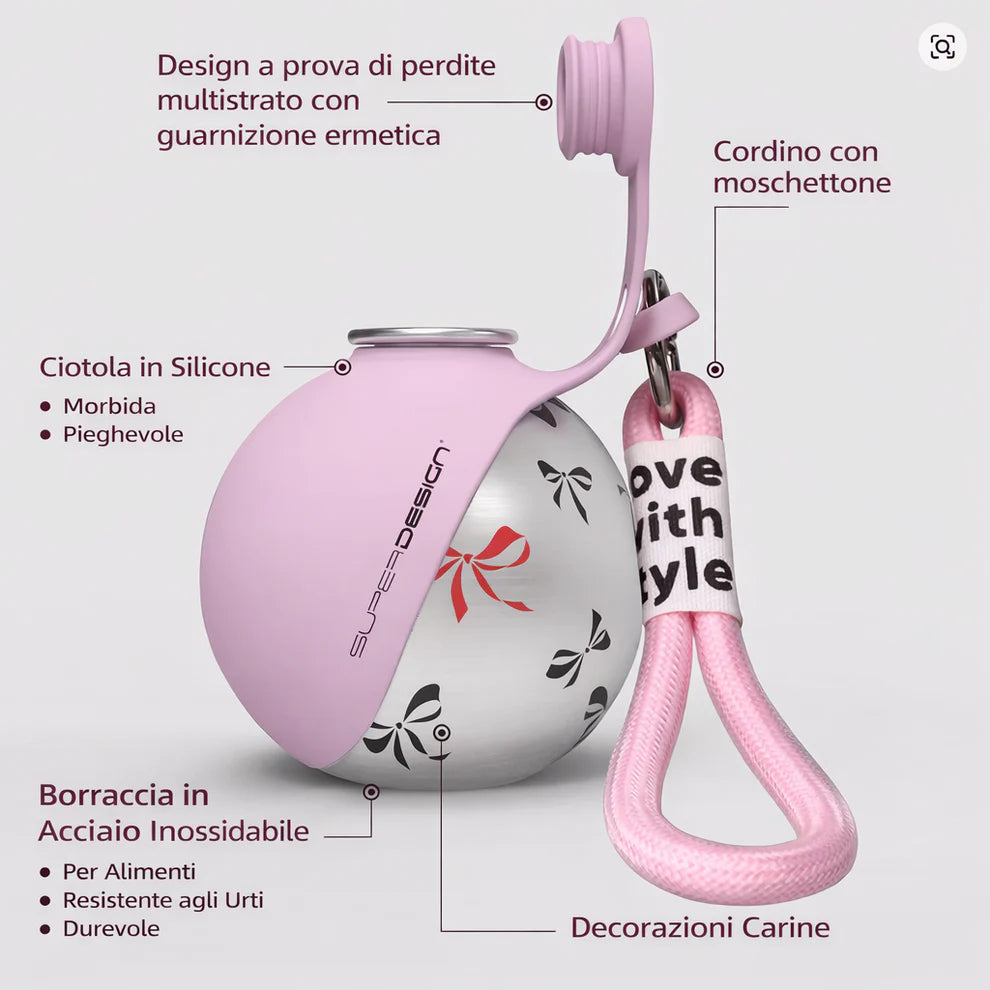 Borraccia per Cani con Ciotola Integrata - FidoSit