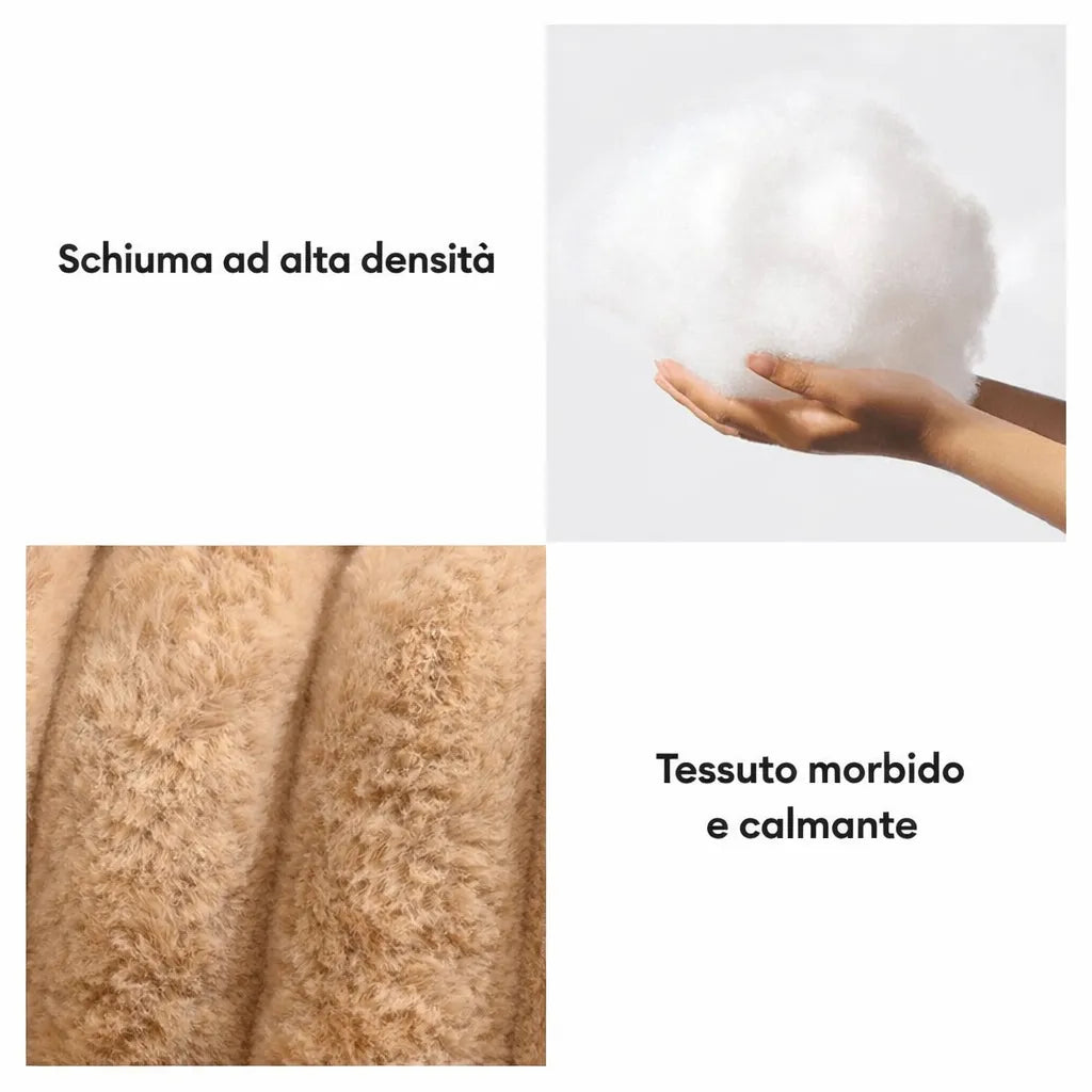 Divano Ortopedico per Cani in Peluche Sogni Perfetti - FidoSit