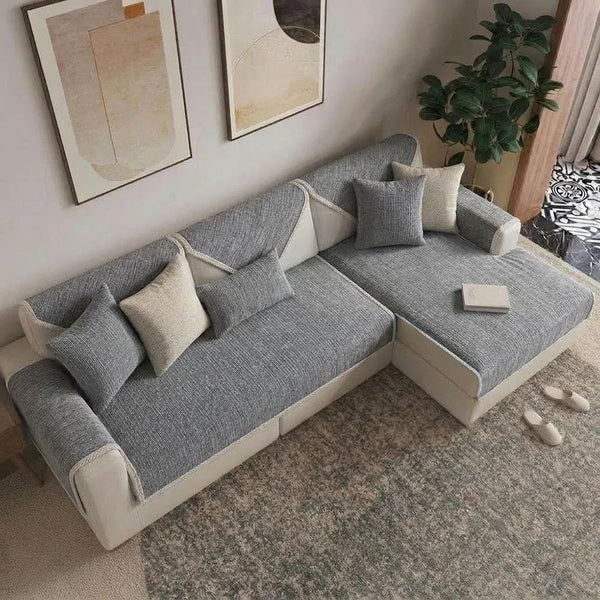 Waterproof Anti-Scratch Sofa Cover for Pets – Chenille, Machine Washable