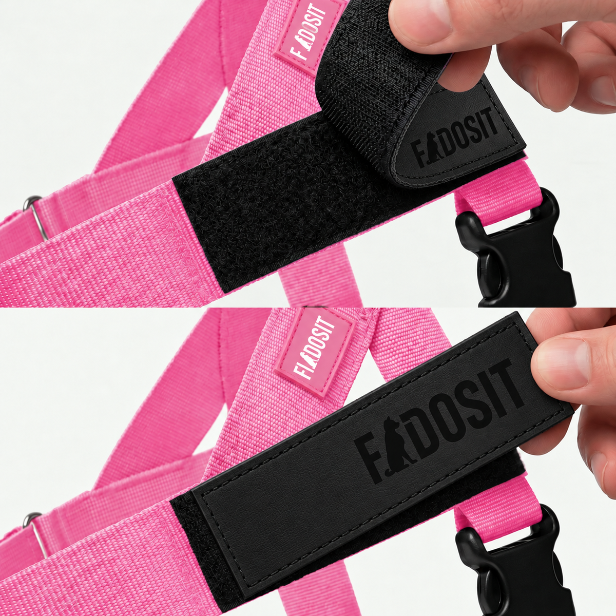FidoSit adjustable dog harness in Pink, product photo 2
