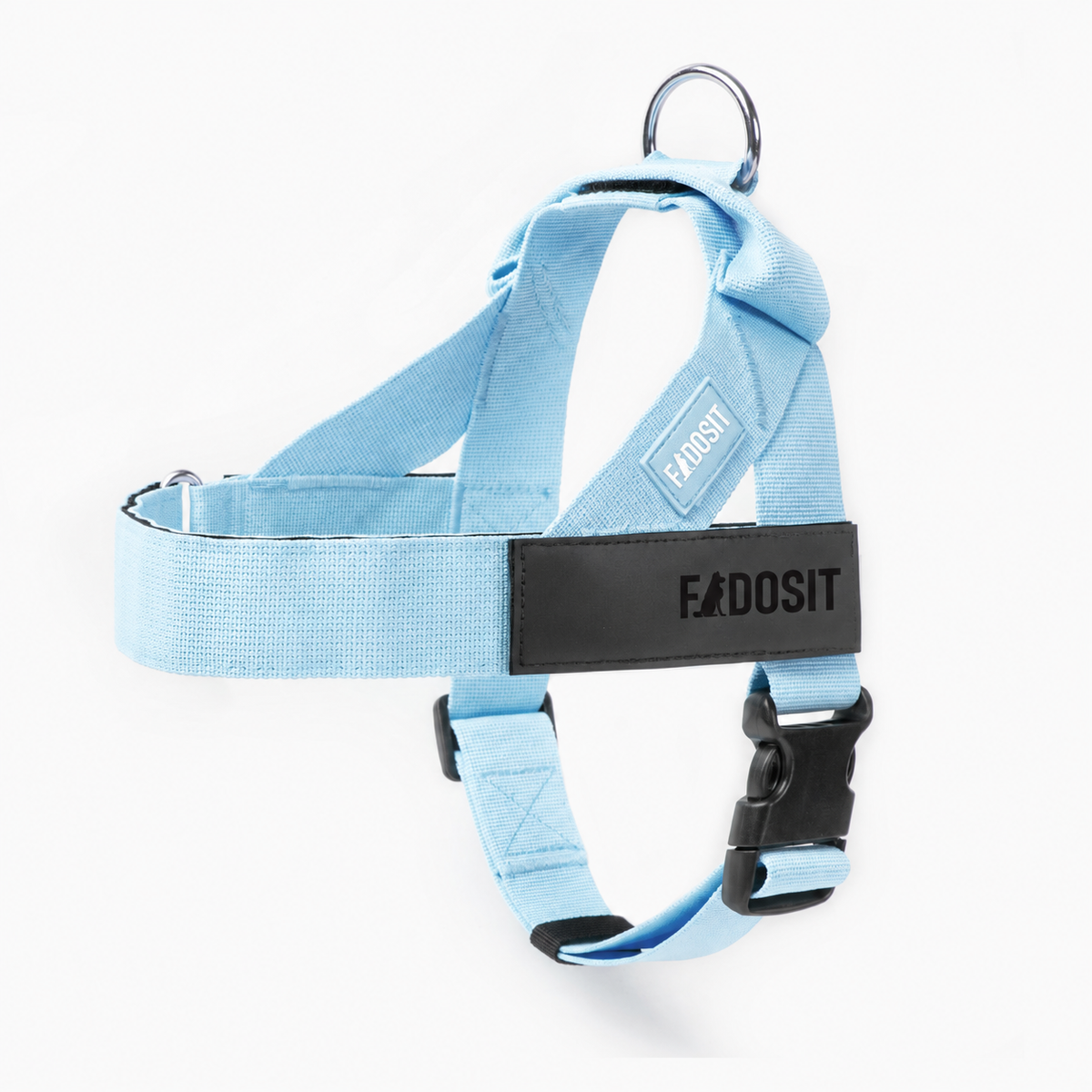 FidoSit adjustable dog harness in Sky Blue, product photo 1