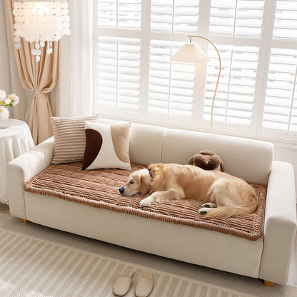 Soft waterproof mat for dogs relaxing at home
