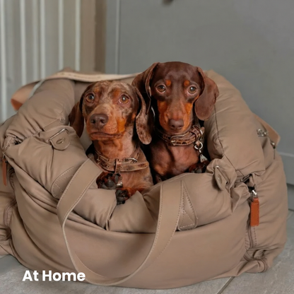 Urban Comfort Faux Leather Dog Car Seat – FidoSit