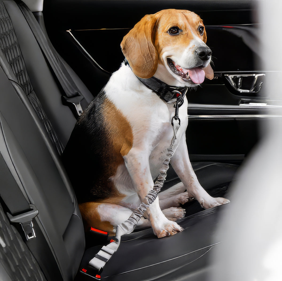 Elastic Anti-Whiplash Dog Car Safety Belt