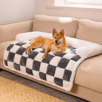 Copridivano Letto a Scacchiera per Cani - FidoSit