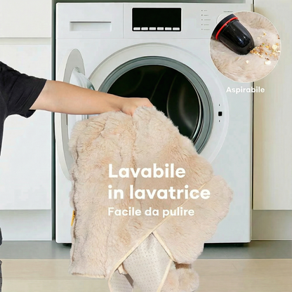 Copridivano Pezzo Unico Effetto Peluche Impermeabile - FidoSit