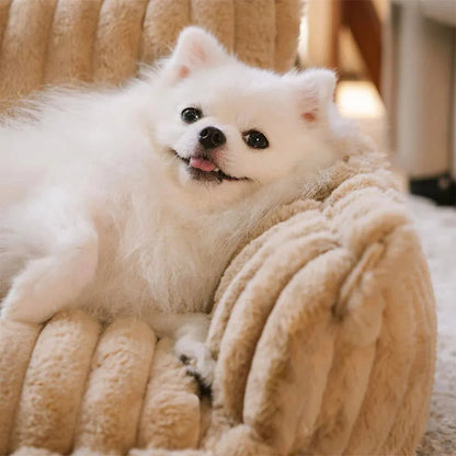 Divano Ortopedico per Cani in Peluche Sogni Perfetti - FidoSit