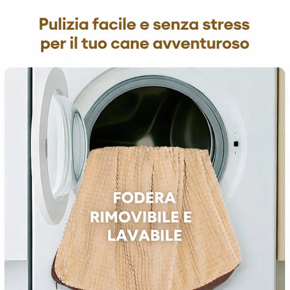 Removable and machine-washable orthopedic dog bed cover