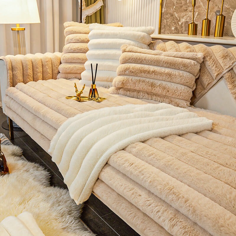 Copridivano Morbido a Righe Antiscivolo per Cani - FidoSit