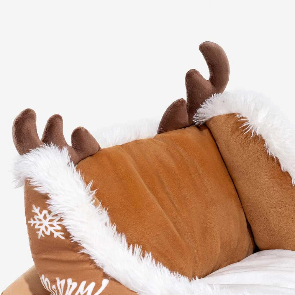 Cuccia Festiva a Forma di Slitta di Natale per Cani - FidoSit