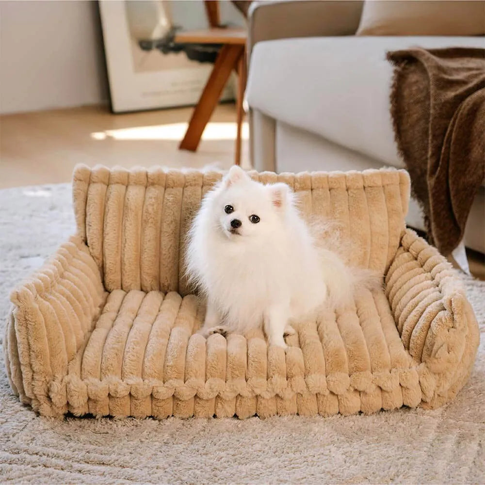 Divano Ortopedico per Cani in Peluche Sogni Perfetti - FidoSit