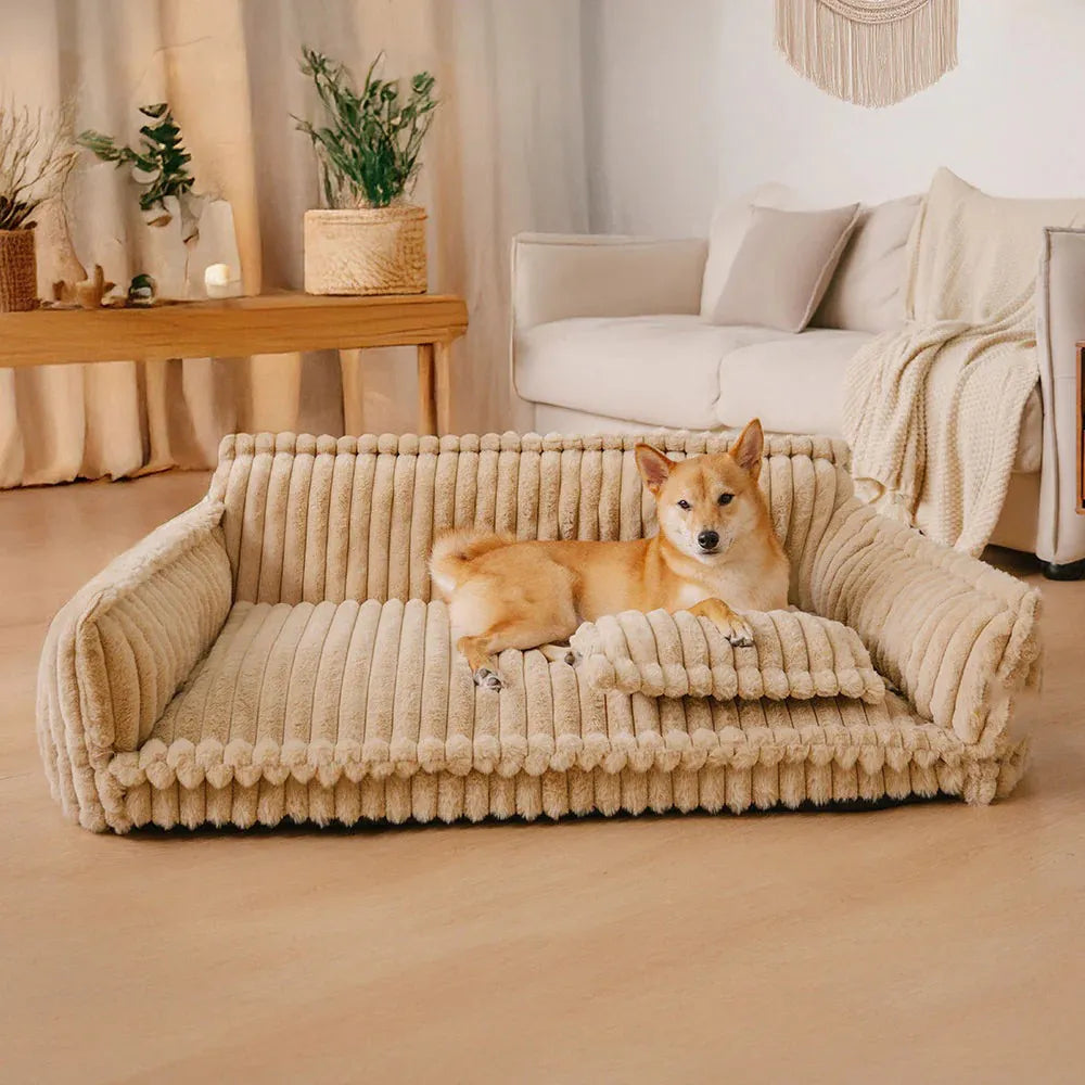 Divano Ortopedico per Cani in Peluche Sogni Perfetti - FidoSit
