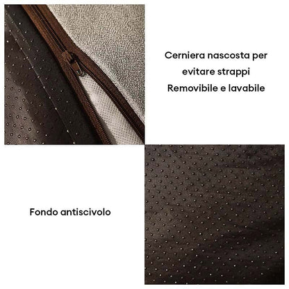 Letto Grande Imbottito Lavabile per Cani e Gatti - FidoSit