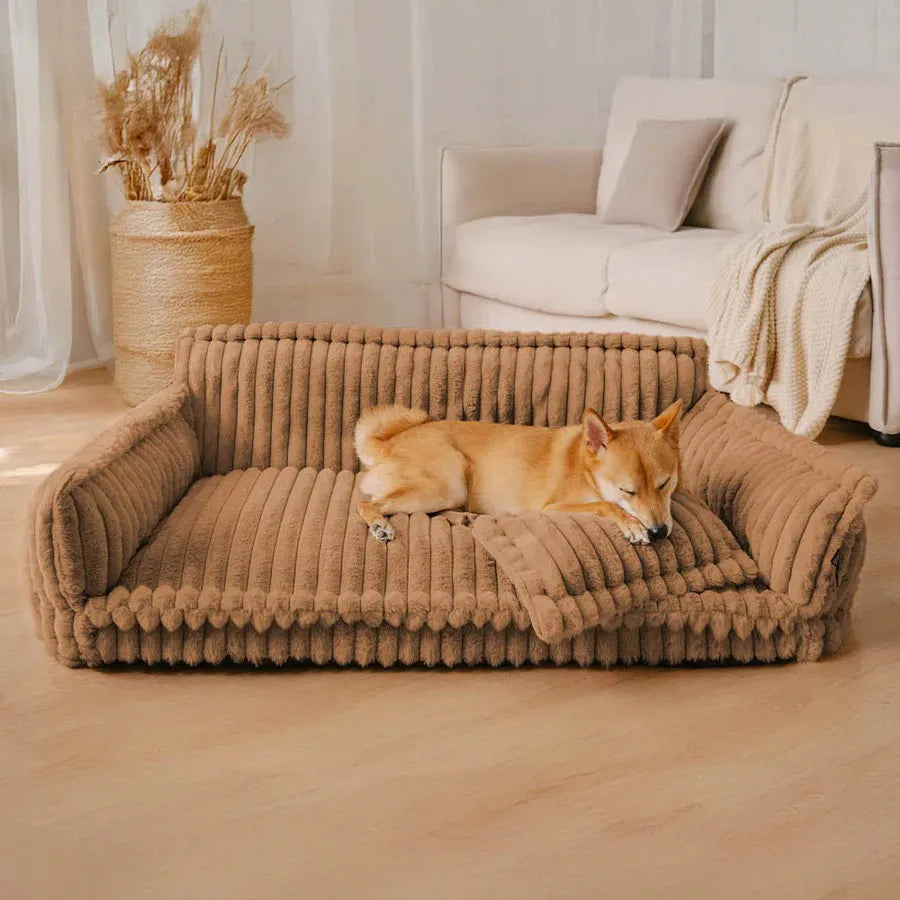 Divano Ortopedico per Cani in Peluche Sogni Perfetti - FidoSit