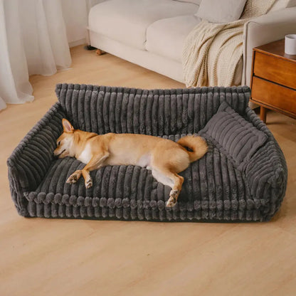 Divano Ortopedico per Cani in Peluche Sogni Perfetti - FidoSit