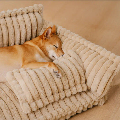 Divano Ortopedico per Cani in Peluche Sogni Perfetti - FidoSit